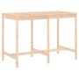 Set de mesa y taburetes altos jardín 7 pzas madera maciza pino de , Conjuntos de jardín - Ref: Foro24-3157781, Precio: 488,77...