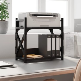 Soporte de impresora 2 niveles negro 40x20x40 cm de , Soportes para impresoras - Ref: Foro24-833990, Precio: 26,21 €, Descuen...