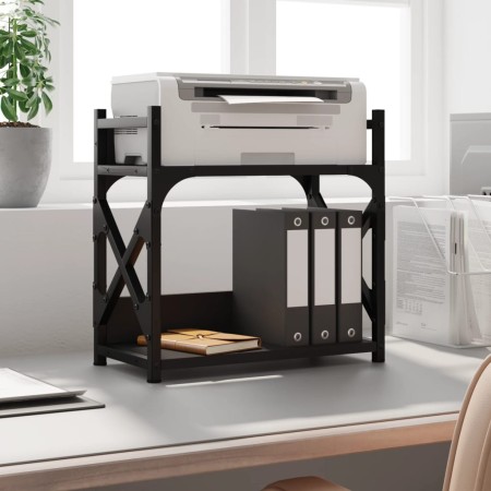 Soporte de impresora 2 niveles negro 40x20x40 cm de , Soportes para impresoras - Ref: Foro24-833990, Precio: 26,21 €, Descuen...