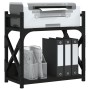 Soporte de impresora 2 niveles negro 40x20x40 cm de , Soportes para impresoras - Ref: Foro24-833990, Precio: 26,21 €, Descuen...