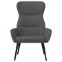 Sillón de relax con reposapiés de tela gris oscuro de , Sillones - Ref: Foro24-3097430, Precio: 121,87 €, Descuento: %