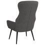 Sillón de relax con reposapiés de tela gris oscuro de , Sillones - Ref: Foro24-3097430, Precio: 121,87 €, Descuento: %