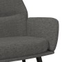 Sillón de relax con reposapiés de tela gris oscuro de , Sillones - Ref: Foro24-3097430, Precio: 121,87 €, Descuento: %