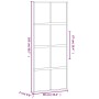 Puerta corredera vidrio templado y aluminio negra 90x205 cm de , Puertas para el hogar - Ref: Foro24-155223, Precio: 199,77 €...