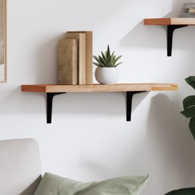 Estante de pared madera maciza de haya 60x20x2,5 cm de , Estantes y estanterías - Ref: Foro24-356026, Precio: 27,12 €, Descue...
