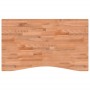 Tablero de escritorio madera maciza de haya 100x(55-60)x1,5 cm de , Accesorios y productos para escritorios - Ref: Foro24-356...
