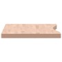 Tablero de escritorio madera maciza de haya 110x(50-55)x4 cm de , Accesorios y productos para escritorios - Ref: Foro24-35604...