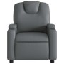 Sillón reclinable de cuero sintético gris de , Sillones - Ref: Foro24-372392, Precio: 261,47 €, Descuento: %