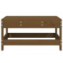 Taburete de jardín madera maciza de pino marrón miel de , Sofás modulares de exterior - Ref: Foro24-825488, Precio: 45,58 €, ...