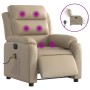 Sillón reclinable de masaje eléctrico cuero sintético capuchino de , Sillones - Ref: Foro24-3205041, Precio: 283,91 €, Descue...