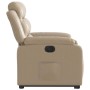 Sillón elevable eléctrico cuero artificial capuchino de , Sillones - Ref: Foro24-3205062, Precio: 342,27 €, Descuento: %