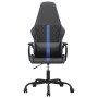 Silla gaming con masaje cuero sintético azul y negro de , Sillones para videojuegos - Ref: Foro24-345557, Precio: 102,79 €, D...
