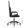 Silla gaming con masaje cuero sintético azul y negro de , Sillones para videojuegos - Ref: Foro24-345557, Precio: 102,79 €, D...