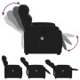 Sillón reclinable de masaje elevable tela negro de , Sillones - Ref: Foro24-3204994, Precio: 309,64 €, Descuento: %