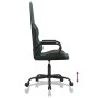 Silla gaming con masaje cuero sintético verde y negro de , Sillones para videojuegos - Ref: Foro24-345560, Precio: 99,30 €, D...