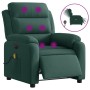 Sillón reclinable de masaje eléctrico terciopelo verde oscuro de , Sillones - Ref: Foro24-3205083, Precio: 301,24 €, Descuent...