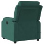 Sillón reclinable de masaje eléctrico terciopelo verde oscuro de , Sillones - Ref: Foro24-3205083, Precio: 301,24 €, Descuent...