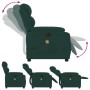 Sillón reclinable de masaje eléctrico terciopelo verde oscuro de , Sillones - Ref: Foro24-3205083, Precio: 301,24 €, Descuent...