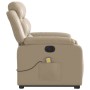 Sillón reclinable de masaje eléctrico cuero sintético capuchino de , Sillones - Ref: Foro24-3205069, Precio: 347,75 €, Descue...