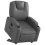 Sillón reclinable elevable eléctrico de cuero sintético gris de , Sillones - Ref: Foro24-3204447, Precio: 357,56 €, Descuento: %