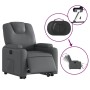 Sillón reclinable elevable eléctrico de cuero sintético gris de , Sillones - Ref: Foro24-3204447, Precio: 357,56 €, Descuento: %