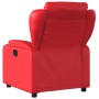 Sillón reclinable eléctrico de cuero sintético rojo de , Sillones - Ref: Foro24-3204535, Precio: 287,34 €, Descuento: %