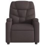 Sillón reclinable de masaje eléctrico tela marrón oscuro de , Sillones - Ref: Foro24-3204589, Precio: 261,54 €, Descuento: %