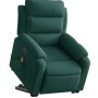 Sillón masaje reclinable elevable terciopelo verde oscuro de , Sillones - Ref: Foro24-3205127, Precio: 362,06 €, Descuento: %