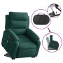 Sillón masaje reclinable elevable terciopelo verde oscuro de , Sillones - Ref: Foro24-3205127, Precio: 362,06 €, Descuento: %