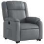 Sillón reclinable elevable eléctrico de cuero sintético gris de , Sillones - Ref: Foro24-3205167, Precio: 362,24 €, Descuento: %