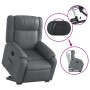 Sillón reclinable elevable eléctrico de cuero sintético gris de , Sillones - Ref: Foro24-3205167, Precio: 362,24 €, Descuento: %