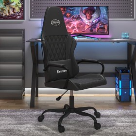 Silla gaming con masaje cuero sintético negro de , Sillones para videojuegos - Ref: Foro24-345541, Precio: 104,24 €, Descuent...
