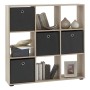 FMD Estantería con 9 compartimentos color roble de , Librerías y estanterías - Ref: Foro24-429433, Precio: 137,77 €, Descuent...
