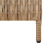 Biombo de 4 paneles ratán sintético beige de , Divisores de ambientes - Ref: Foro24-365363, Precio: 239,22 €, Descuento: %
