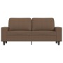 Sofá de 2 plazas de tela marrón 140 cm de , Sofás - Ref: Foro24-359394, Precio: 236,86 €, Descuento: %