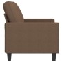 Sofá de 2 plazas de tela marrón 140 cm de , Sofás - Ref: Foro24-359394, Precio: 236,86 €, Descuento: %