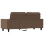 Sofá de 2 plazas de tela marrón 140 cm de , Sofás - Ref: Foro24-359394, Precio: 236,86 €, Descuento: %