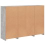 Aparador con luz LED 3 pzas madera de ingeniería gris hormigón de , Aparadores - Ref: Foro24-3209131, Precio: 201,60 €, Descu...