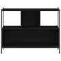 Estantería madera de ingeniería negra 102x28x77,5 cm de , Librerías y estanterías - Ref: Foro24-838898, Precio: 64,05 €, Desc...