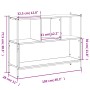 Estantería madera de ingeniería negra 102x28x77,5 cm de , Librerías y estanterías - Ref: Foro24-838898, Precio: 64,05 €, Desc...