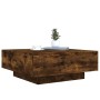 Mesa de centro madera de ingeniería roble ahumado 80x80x31 cm de , Mesas de centro - Ref: Foro24-836585, Precio: 72,78 €, Des...