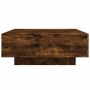 Mesa de centro madera de ingeniería roble ahumado 80x80x31 cm de , Mesas de centro - Ref: Foro24-836585, Precio: 72,78 €, Des...