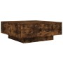Mesa de centro madera de ingeniería roble ahumado 80x80x31 cm de , Mesas de centro - Ref: Foro24-836585, Precio: 72,78 €, Des...