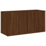 Mueble para TV de pared roble marrón 80x30x41 cm de , Muebles TV - Ref: Foro24-836964, Precio: 55,22 €, Descuento: %