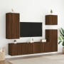 Mueble para TV de pared roble marrón 80x30x41 cm de , Muebles TV - Ref: Foro24-836964, Precio: 55,22 €, Descuento: %