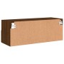 Mueble de pared TV madera ingeniería marrón roble 80x30x30 cm de , Muebles TV - Ref: Foro24-836880, Precio: 47,23 €, Descuent...