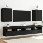 Muebles TV de pared 2 uds madera ingeniería negro 40,5x30x60 cm de , Muebles TV - Ref: Foro24-836913, Precio: 71,75 €, Descue...