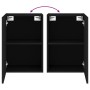 Muebles TV de pared 2 uds madera ingeniería negro 40,5x30x60 cm de , Muebles TV - Ref: Foro24-836913, Precio: 71,75 €, Descue...