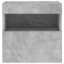 Muebles TV de pared luces LED 2 uds gris hormigón 40x30x40 cm de , Muebles TV - Ref: Foro24-837176, Precio: 62,22 €, Descuent...
