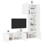 Muebles de TV de pared 5 piezas madera de ingeniería blanco de , Muebles TV - Ref: Foro24-3216482, Precio: 271,25 €, Descuent...